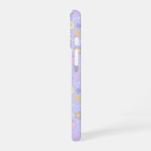 Pastel Christmas Pattern iPhone 16 Hoesje (Linkerkant)