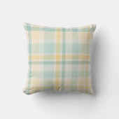 Pastel Christmas Plaid three Kussen (Voorkant)