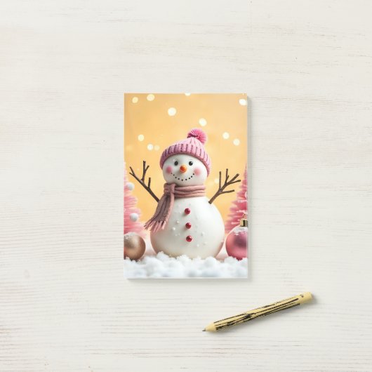 Pastel Christmas - Post-It Notes (Op bureau)
