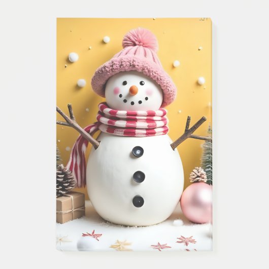 Pastel Christmas - Post-It Notes  (Voorkant)