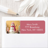 Pastel Christmas - Return Address Labels (Insitu)