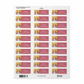 Pastel Christmas - Return Address Labels (Full Sheet)