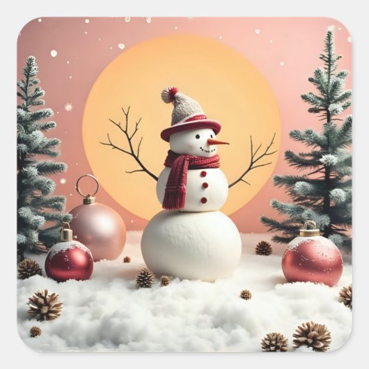 Pastel Christmas - Stickers (Voorkant)