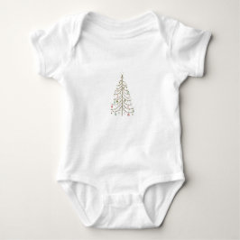 Pastel Christmas Tree Baby Tee T-Shirt