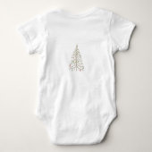 Pastel Christmas Tree Baby Tee T-Shirt (Achterkant)