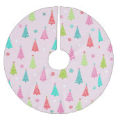 Pastel Christmas Tree Skirt Kerstboom Rok (Voorkant)