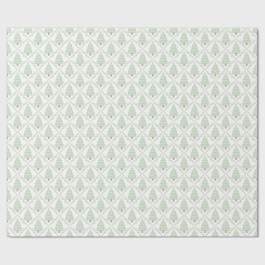 🎄 Pastel Christmas Wonderland Wrapping Paper 🎁 Cadeaupapier (Vlak)