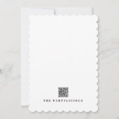 Pastel Circus Baby shower bingo spelletjes Uitnodi Kaart (Achterkant)