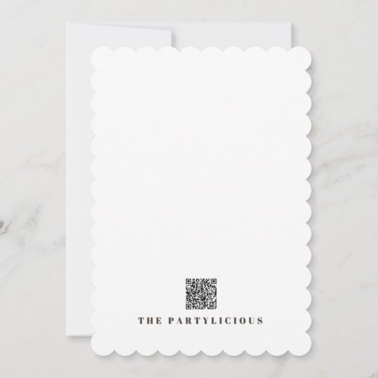 Pastel Circus Baby shower bingo spelletjes Uitnodi Kaart (Achterkant)