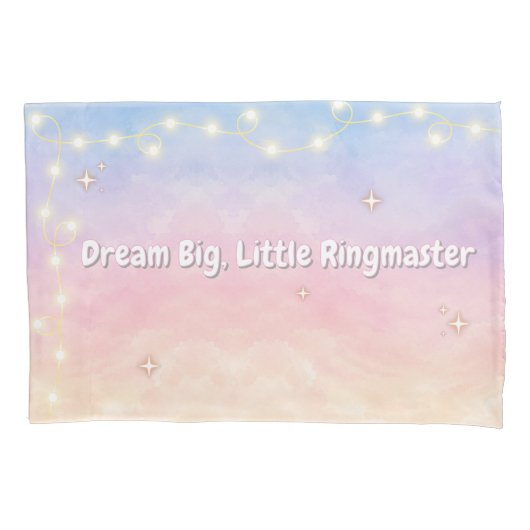Pastel Circus Droom Groot Kussen Kussensloop (Voorkant-Links)