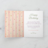 Pastel Circus Feest Kaart (Binnen)