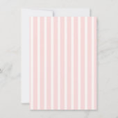 Pastel Circus Verjaardagsfeestje Kaart (Achterkant)