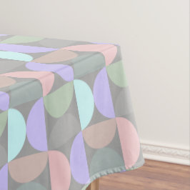 Pastel Cirkel Mid Century Modern Patroon Tafelkleed