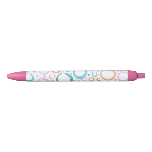 Pastel Cirkels Abstracte Bubbel Pen (Voorkant)