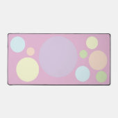 Pastel cirkels op een roze achtergrond | bureaumat (Voorkant)