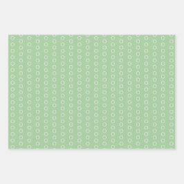 Pastel cirkels op inpakpapier vel