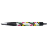 Pastel Citroen Kleurrijke Vrucht Zwarte Strepen Pen (Voorkant)