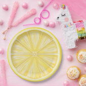 Pastel citroenschijf Limoncello Feest Papieren Bordje (Feest)