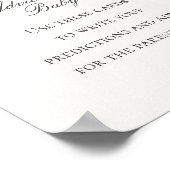 Pastel Citrus Bloemige Kleine Moppie Advies voor B Poster (Hoek)