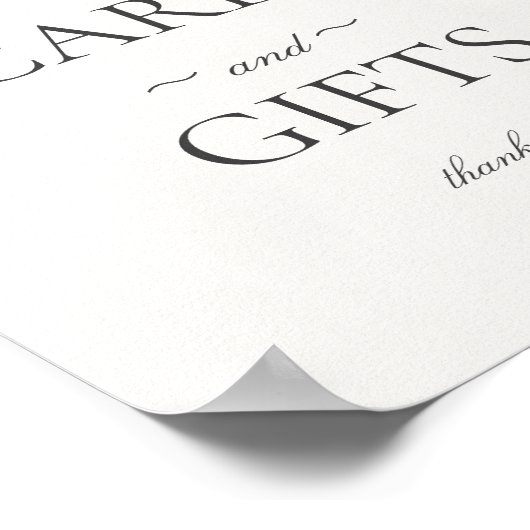 Pastel Citrus Floral Cutie Kaarten en Geschenken T Poster (Hoek)