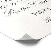 Pastel Citrus Floral Main Squeeze Deel een recept Poster (Hoek)