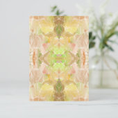 Pastel Citrus Waterverf Designer Print Patroon Kaart (Staand voorkant)