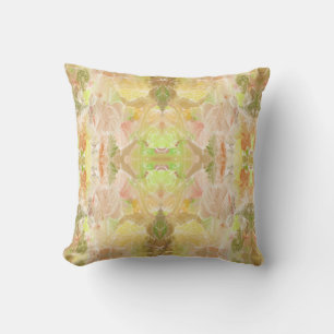 Pastel Citrus Waterverf Designer Print Patroon Kussen