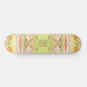 Pastel Citrus Waterverf Designer Print Patroon Persoonlijk Skateboard (Horizontaal)