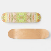 Pastel Citrus Waterverf Designer Print Patroon Persoonlijk Skateboard (Horizontaal)
