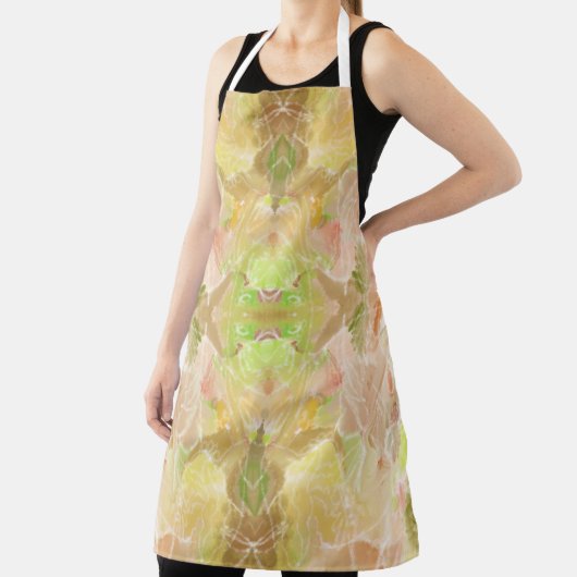 Pastel Citrus Waterverf Designer Print Patroon Schort (Insitu)