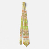 Pastel Citrus Waterverf Designer Print Patroon Stropdas (Achterkant)