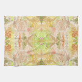 Pastel Citrus Waterverf Designer Print Patroon Theedoek (Horizontaal)