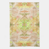 Pastel Citrus Waterverf Designer Print Patroon Theedoek (Verticaal)