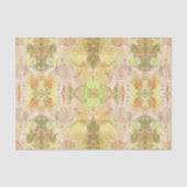 Pastel Citrus Waterverf Designer Print Patroon Tissuepapier (Voorkant)