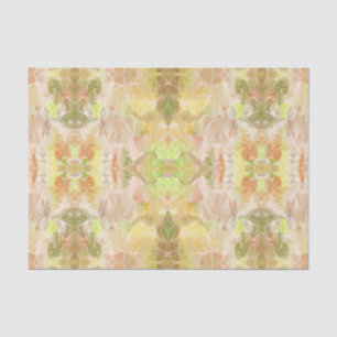 Pastel Citrus Waterverf Designer Print Patroon Tissuepapier