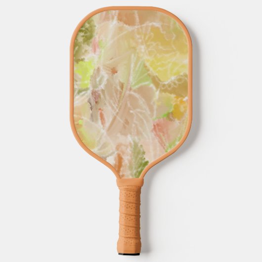 Pastel Citrus Waterverf Designer Print Pickleball Paddle (Achterkant)