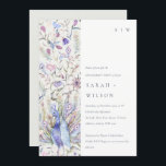 Pastel Classy  Waterverf Peacock Verloving Kaart<br><div class="desc">Classy Waterverf Peacock Collectie - het is een elegante waterverf Illustratie van de pastel waterverf florale pauw, met een moderne minimale aanraking. Ideaal voor je moderne bruiloft en feestjes. Het is zeer gemakkelijk om, met uw persoonlijke details aan te passen. Als u een ander bijpassend product of aanpassing nodig hebt,...</div>