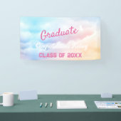 Pastel Clouds In My Afstuderen Era Lover geïnspire Spandoek (Beurs)