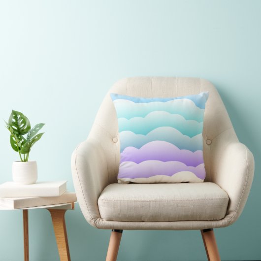 Pastel Clouds Pillow Kussen (Stoel)