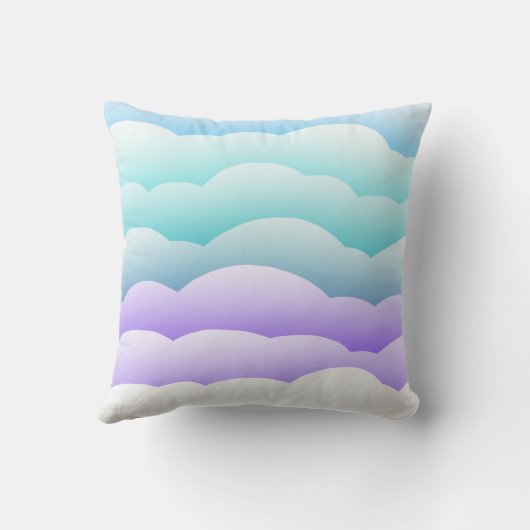 Pastel Clouds Pillow Kussen (Achterkant)
