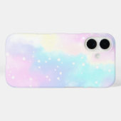 Pastel Cloudy Sky with Stars Dreamy Design Case-Mate iPhone Case (Achterkant (horizontaal))