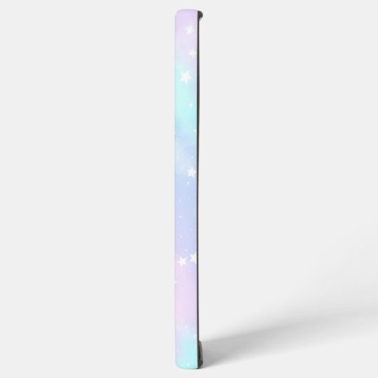 Pastel Cloudy Sky with Stars Dreamy Design Samsung Galaxy Hoesje (Linkerkant)