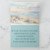 Pastel Coastal Dunes Watercolor Kaart (Binnen)