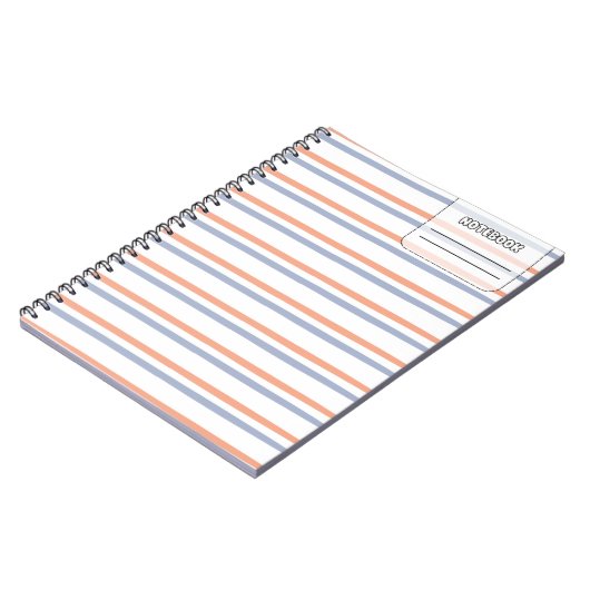 Pastel Color Line Notitieboek (Linkerzijde)