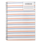 Pastel Color Line Notitieboek (Voorkant)