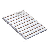 Pastel Color Line Notitieboek (Rechterzijde)