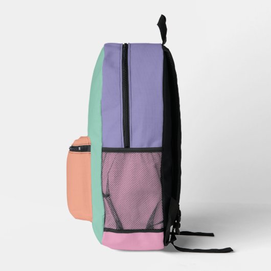 Pastel Colorblock Rugzak (Rechts)