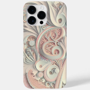 PASTEL COLORED EMBOSSED LOOK ORNAMENTATION Case-Mate iPhone 14 PRO MAX HOESJE