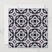 Pastel Colored Squiggly Discs Symmetrical Pattern Kaart (Voorkant)