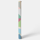 Pastel Colorful Moderne Abstract Geometric Pattern Samsung Galaxy Hoesje (Linkerkant)